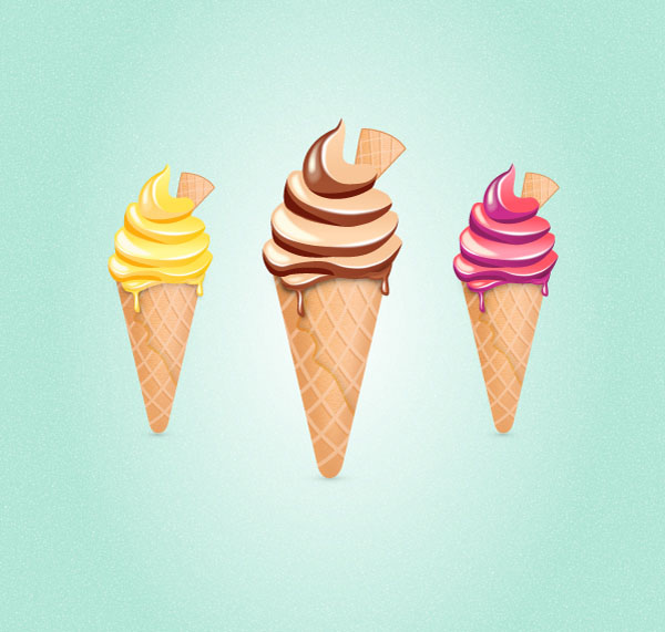 Comment créer un cornet de crème glacée dans Adobe Illustrator