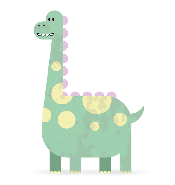 Comment créer un joli personnage de dinosaure dans Adobe Illustrator