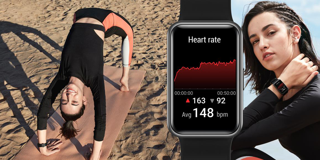Huawei Watch Fit - Moniteur de fréquence cardiaque