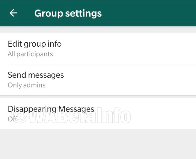 Messages WhatsApp temporaires
