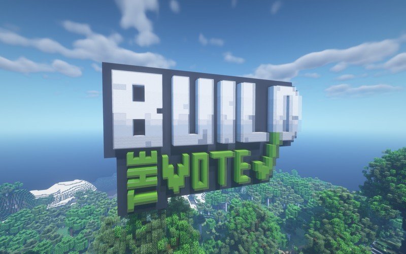 Minecraft Construisez le vote