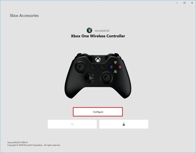 Option de configuration de remappage Xbox