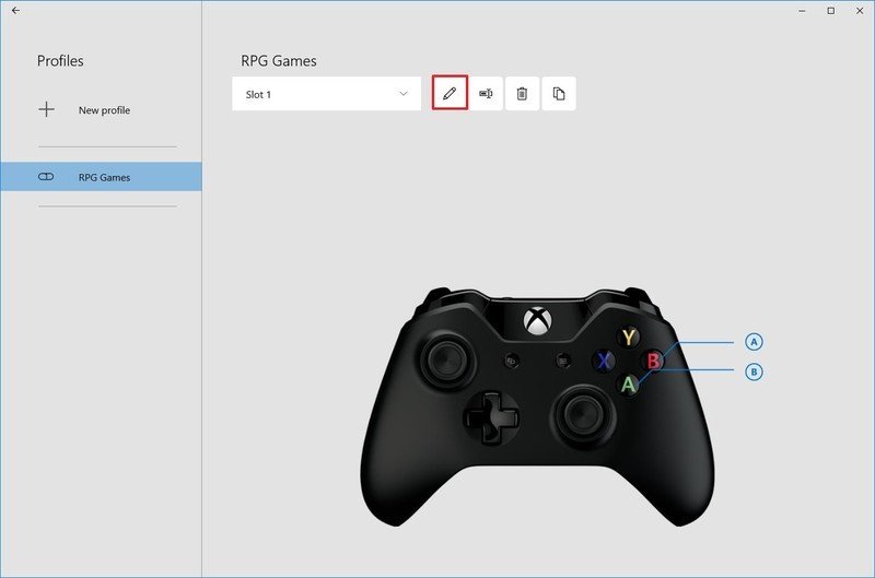 Modifier les paramètres de remappage du bouton Xbox