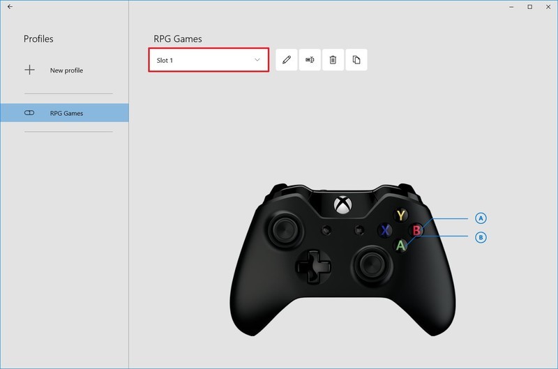Faire de remapper le profil Xbox par défaut sur Windows 10
