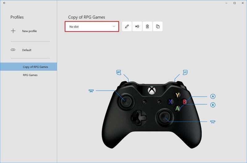 Restaurer la disposition des boutons Xbox par défaut