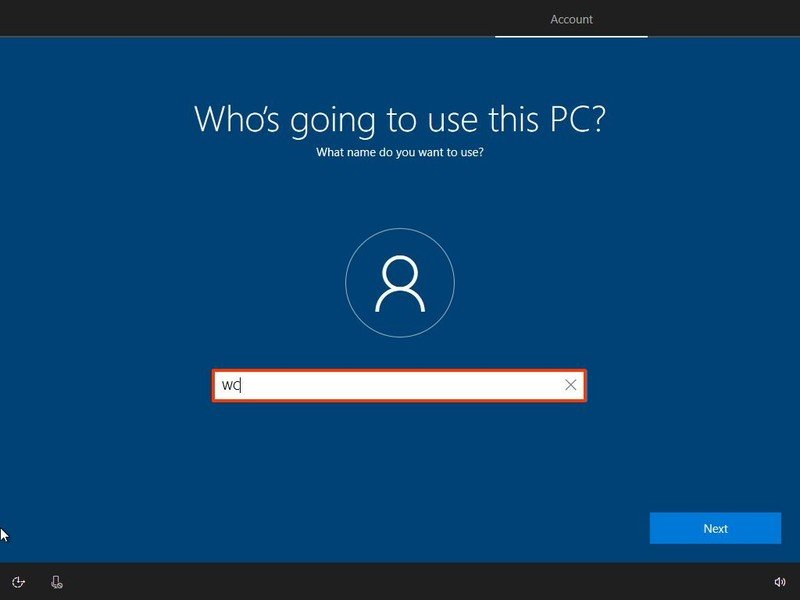Windows 10 Home OOBE créer un compte local 