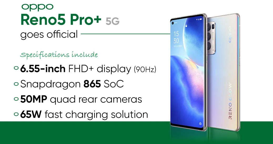 Oppo Reno5 Pro + 5G - Matériel et fonctionnalités