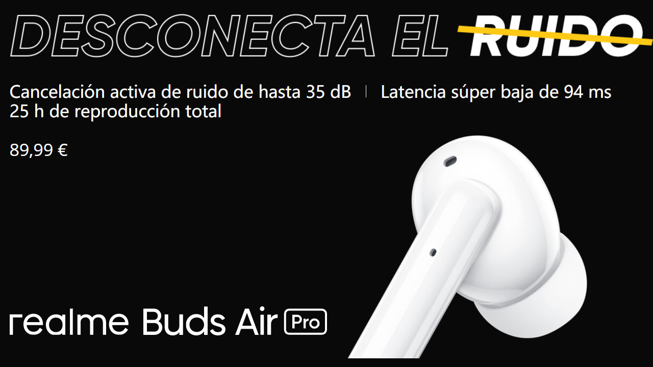 Nouveau Realme Buds Air Pro avec annulation active du bruit et faible latence
