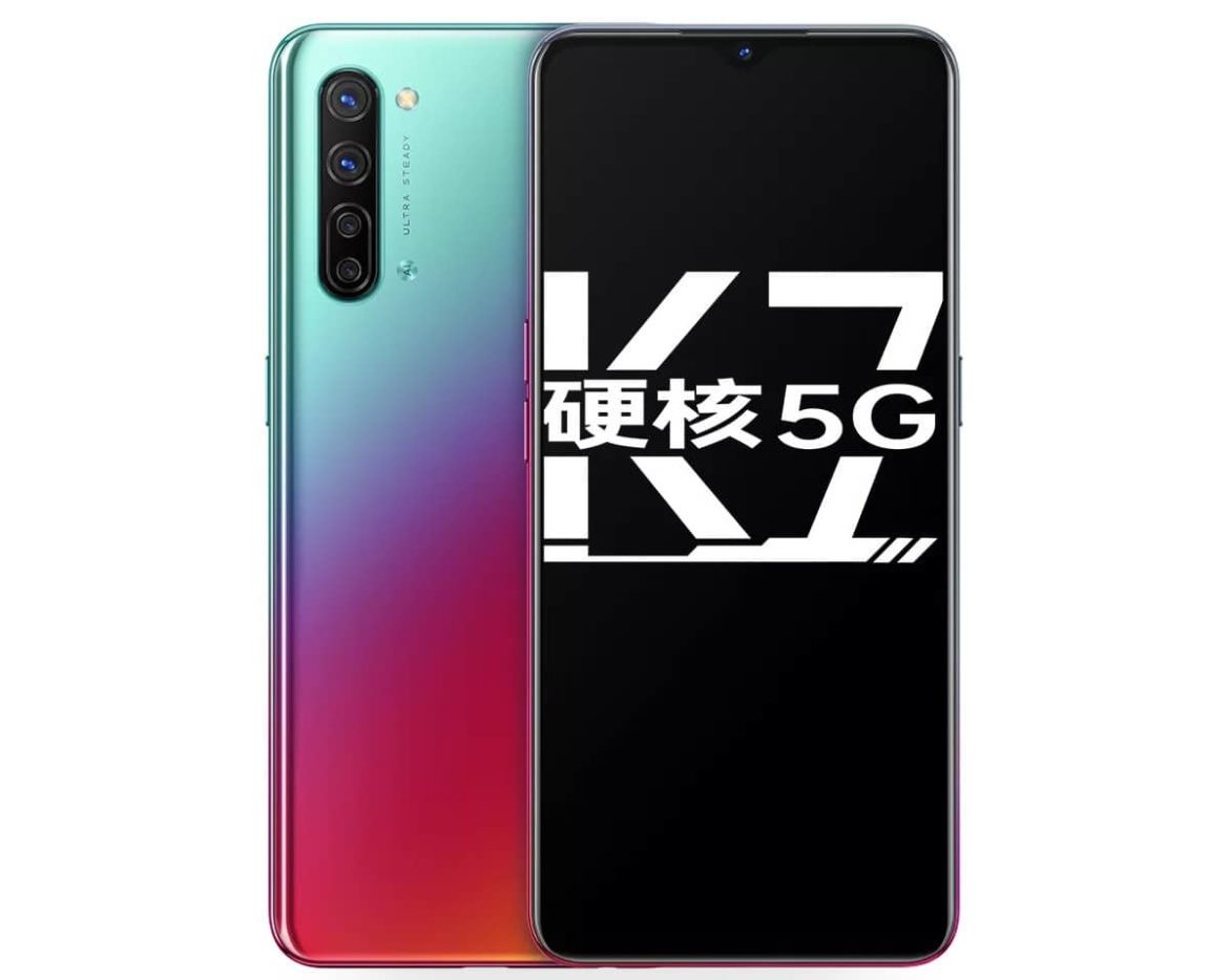 OPPO nos presenta el OPPO K7 5G con chip Snapdragon 765G y enorme pantalla AMOLED
