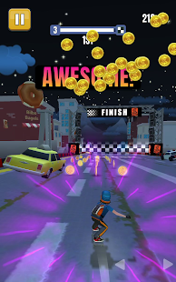 Capture d'écran de Faily Skater Street Racer