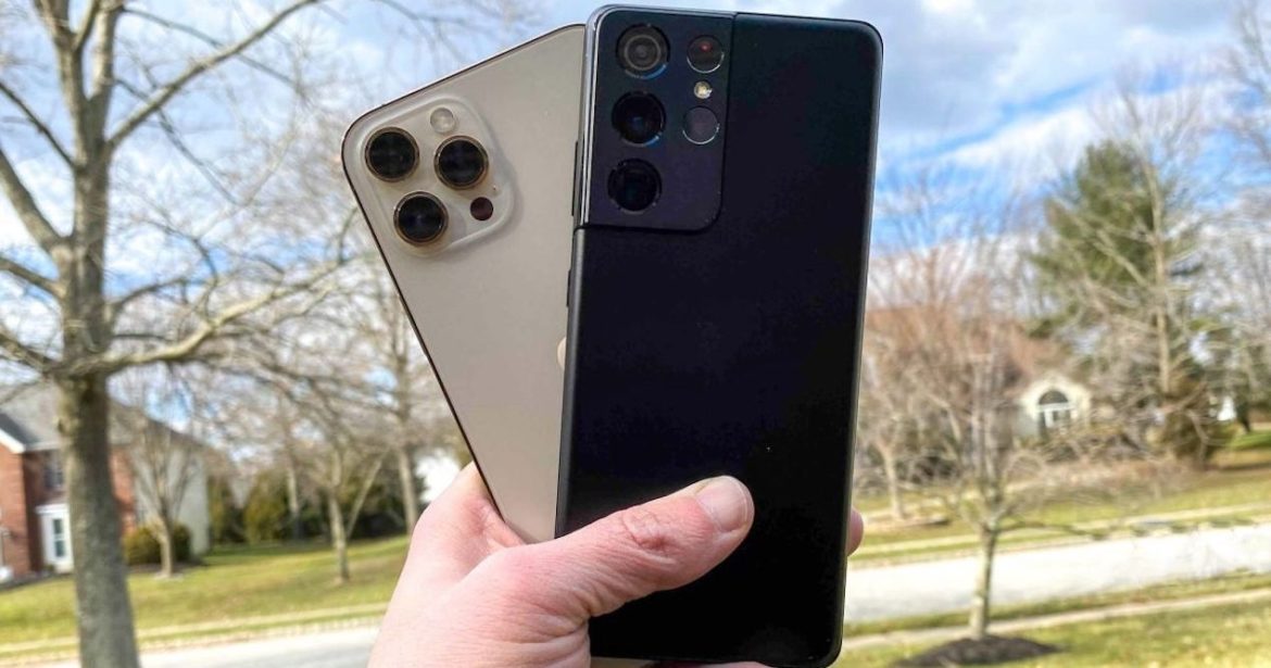 s21 ultra y iPhone 12 pro