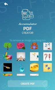 Capture d'écran du créateur PDF de l'accumulateur