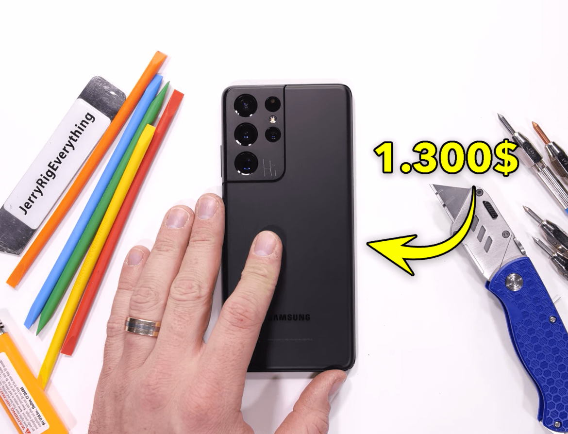 Tortura al Samsung Galaxy S21 Ultra, ¿lo resiste todo?