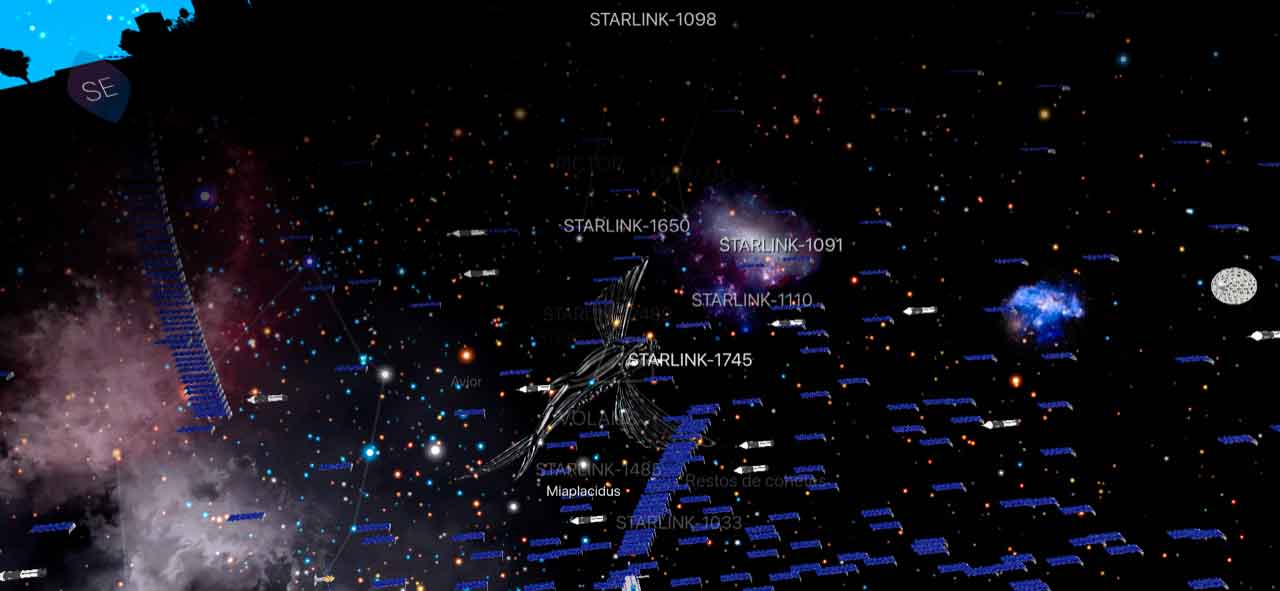 Découvrez quand vous pourrez voir les lignes satellites de Starlink