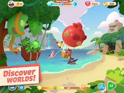 Capture d'écran du voyage d'Angry Birds