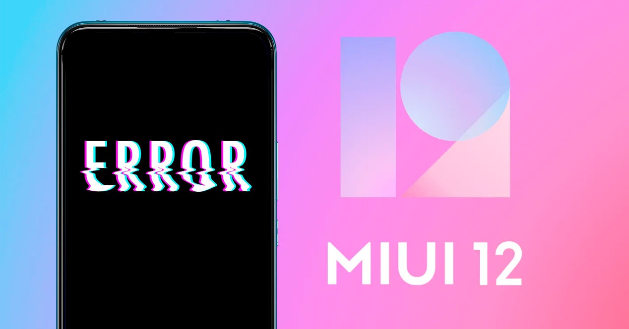 erreur miui 12 problème