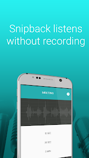 SnipBack - Capture d'écran Smart Voice Recorder PRO HD