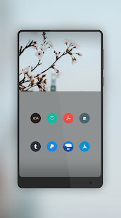 Pure Icon Pack - Capture d'écran ronde et plate