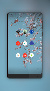 Pure Icon Pack - Capture d'écran ronde et plate