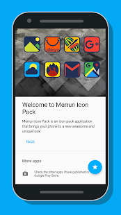 Merrun - Capture d'écran du pack d'icônes