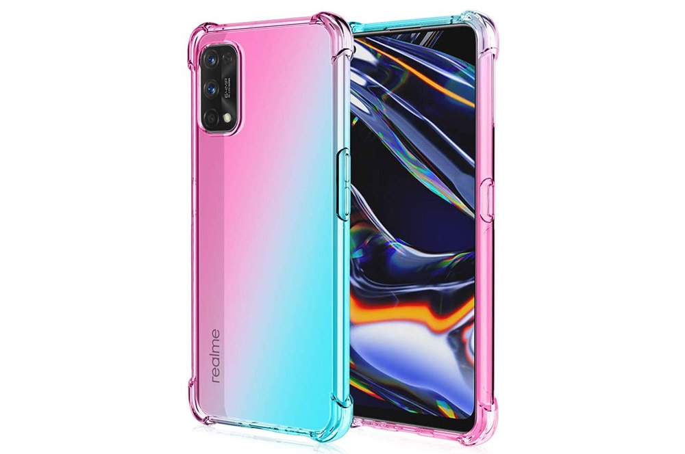 Boîtier transparent avec dégradé realme GT