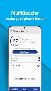 Phone Booster Pro - Forcer l'arrêt, Capture d'écran du Booster de vitesse