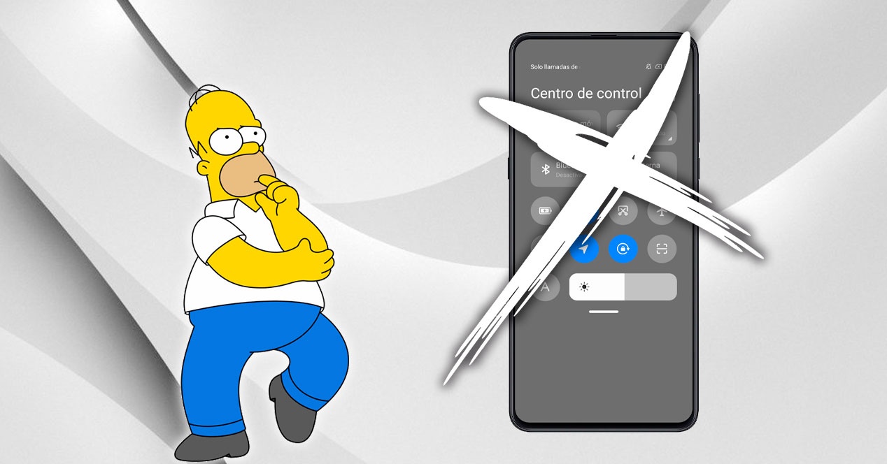 problème centre de contrôle miui 12