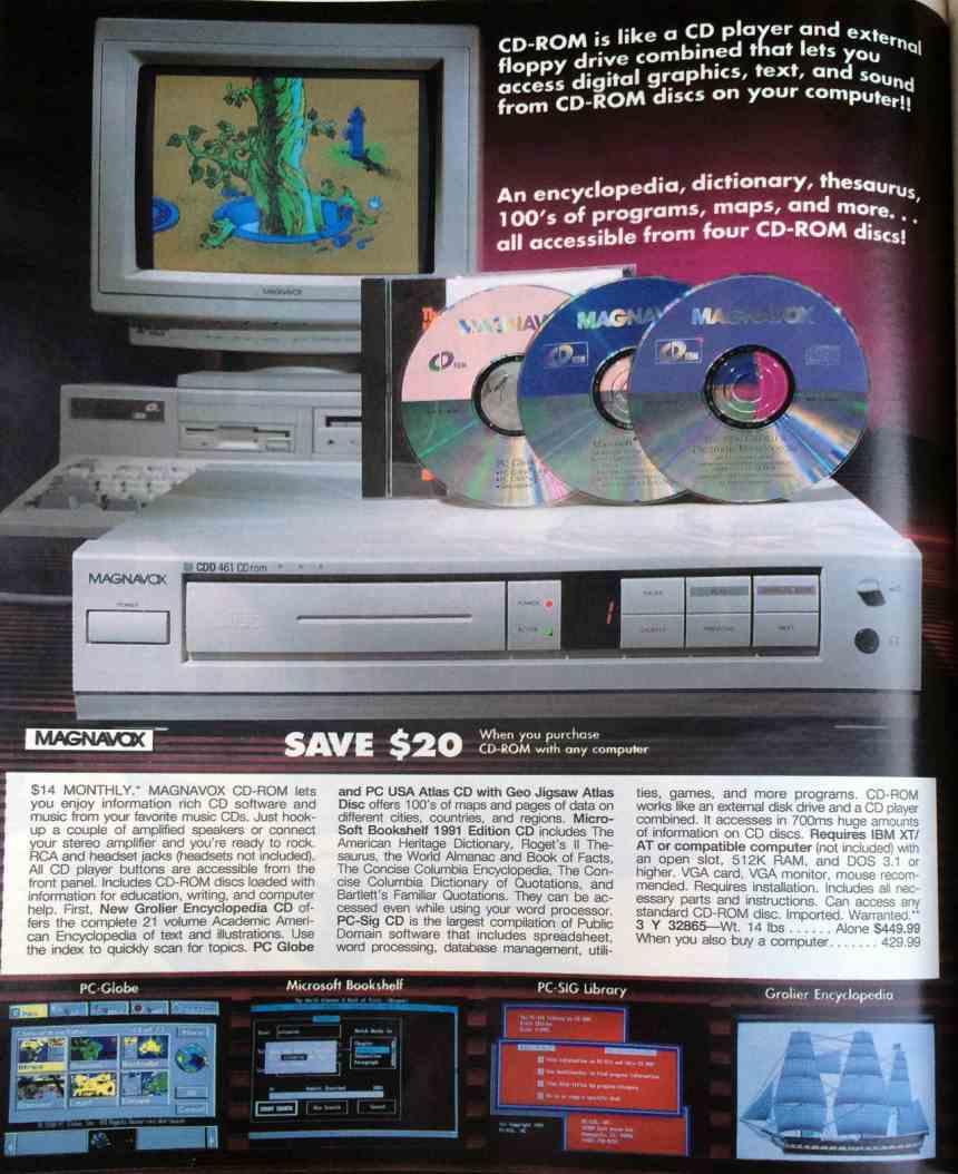 CD-ROM d'annonce Magnavox