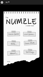 The Numzle - un puzzle de nombres Capture d'écran