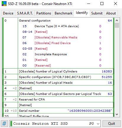 Identification SSD-Z