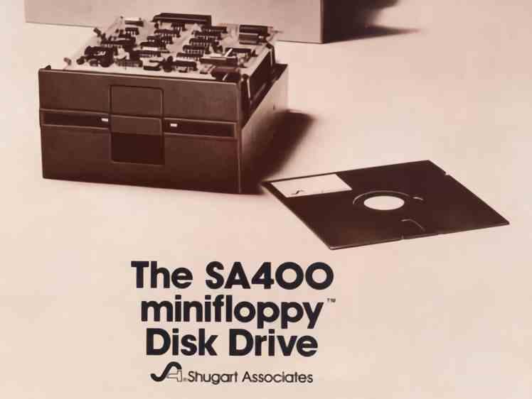 SA-400 premier lecteur de disquette PC