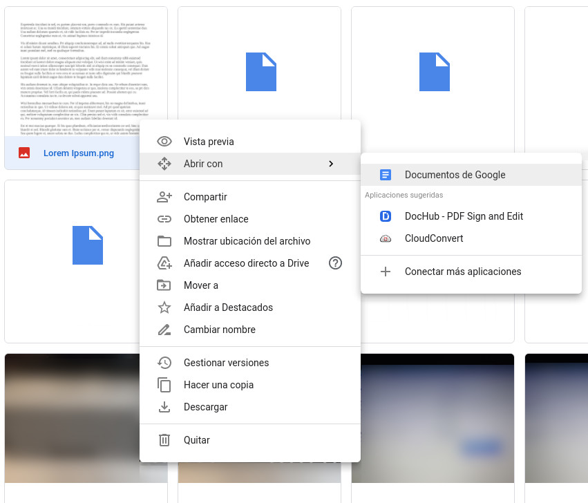 Comment appliquer l'OCR à partir de Google Docs