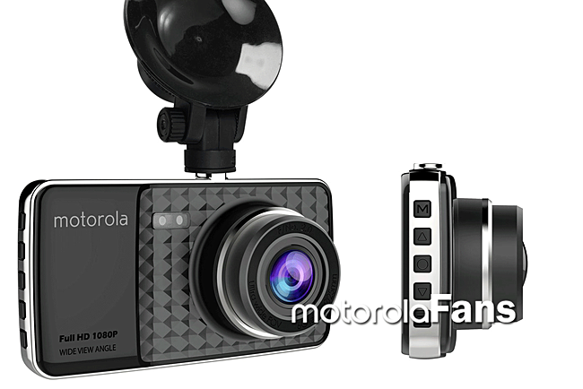 Rendu divulgué par le site Motorola Fans sur la nouvelle caméra vidéo Motorola. 