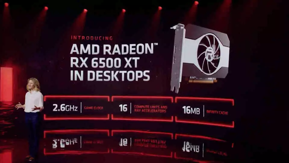 Spécifications AMD Radeon RX 6500 XT