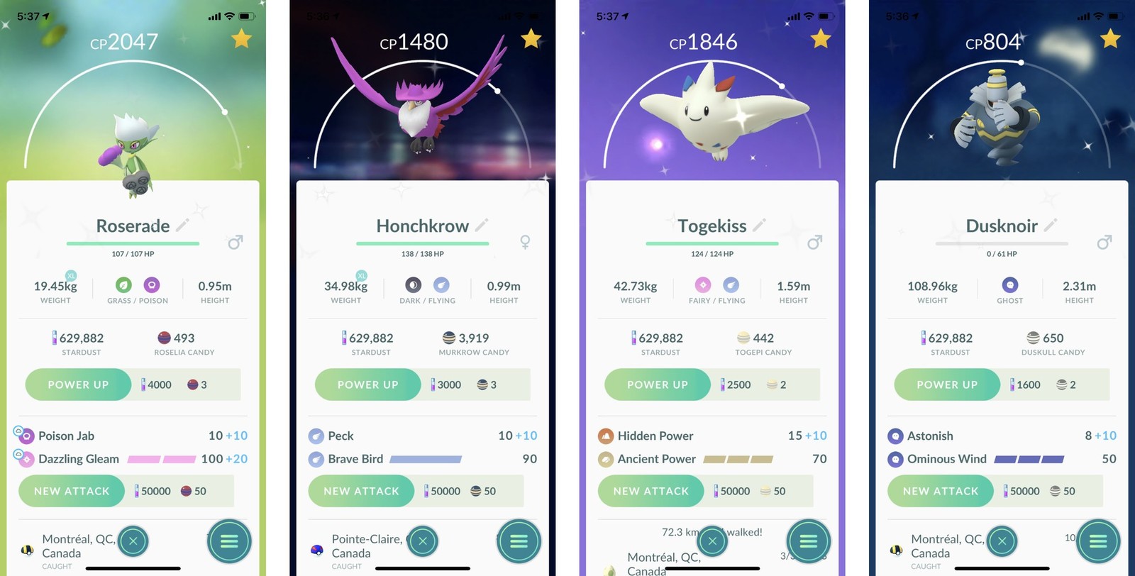 Can evolved forms be shiny in Pokemon go?