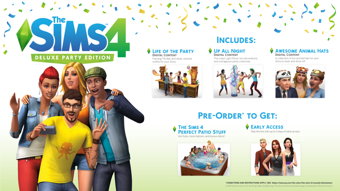 What does Sims 4 Deluxe Edition include?