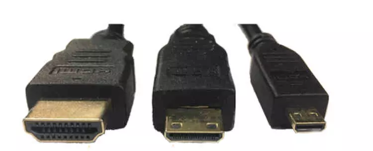 Types de câbles HDMI