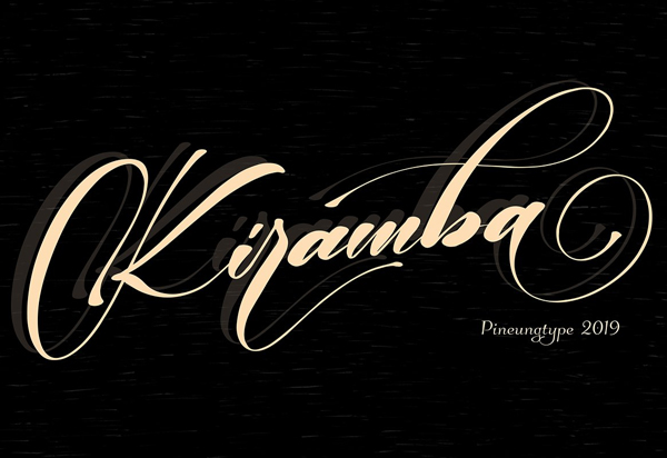 Police gratuite Kiramba Script