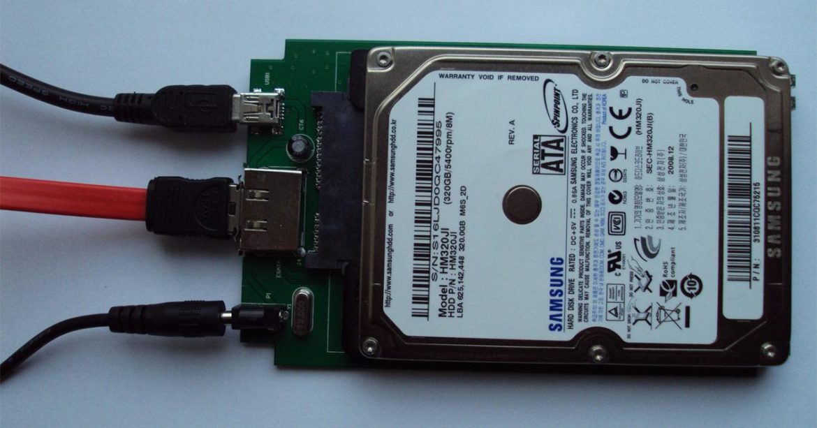 connecter le disque dur