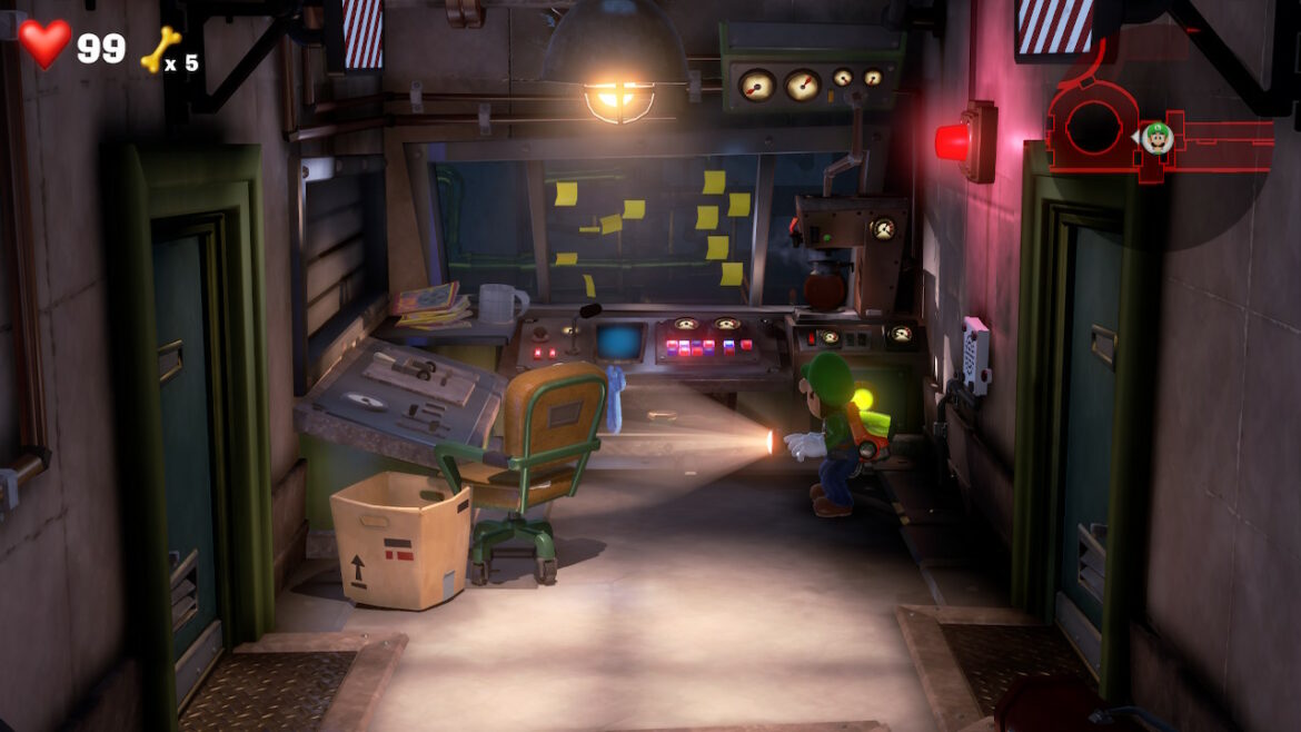 Comment sortir de l etage b2 Luigi Mansion 3 ?