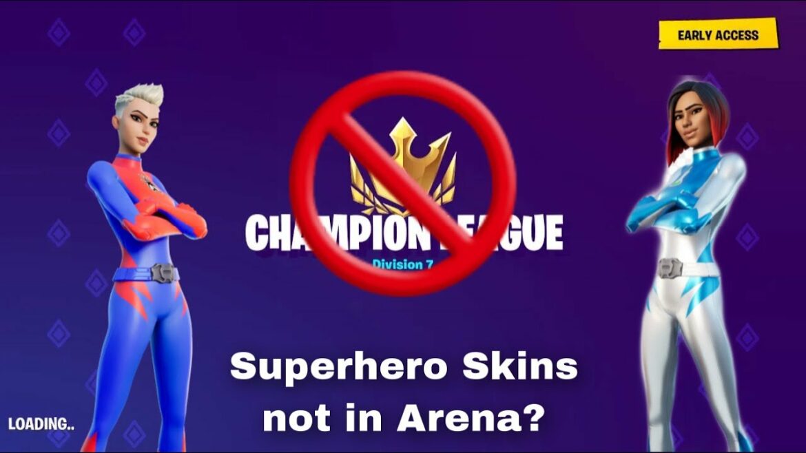 Can you use superhero skins in competitive?