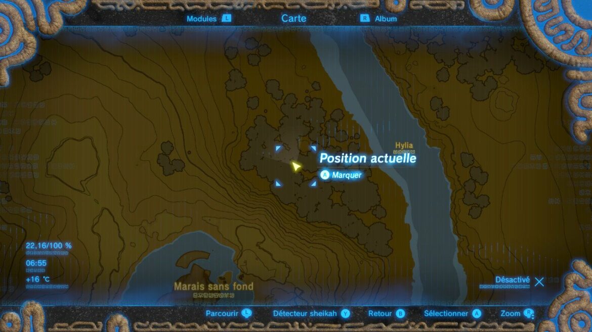 Où se trouve la lame purificatrice ?