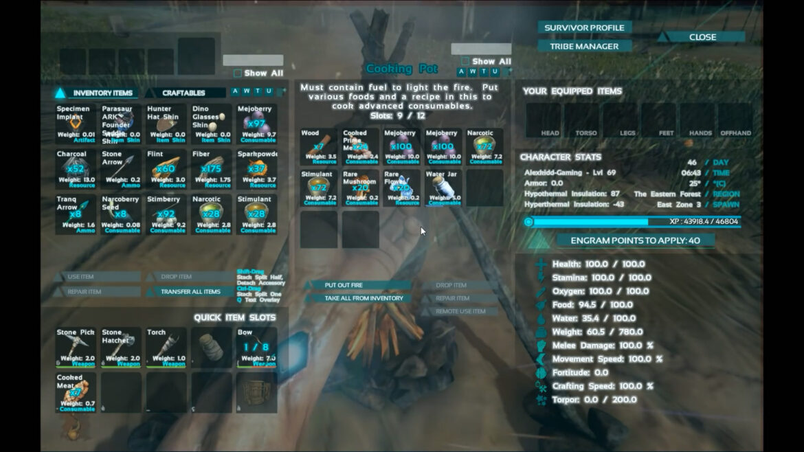 Comment faire spawn un dino avec LVL ?