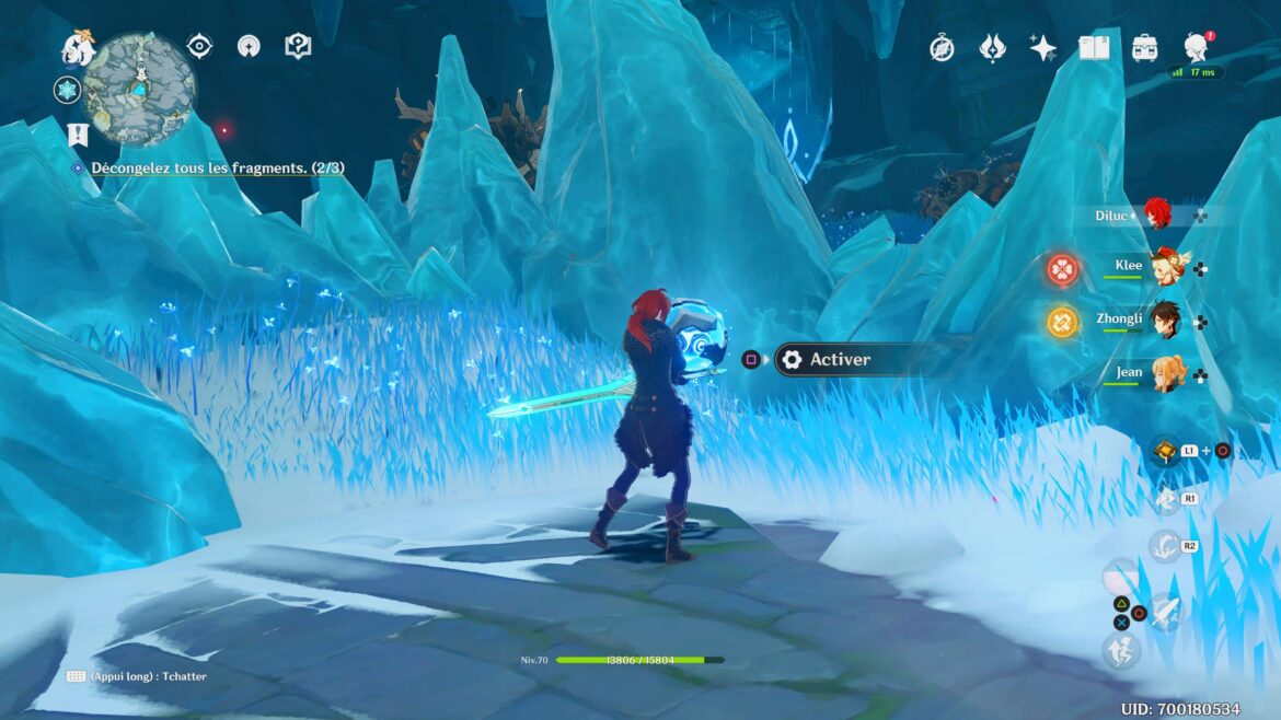 Comment décongeler tous les fragments ?