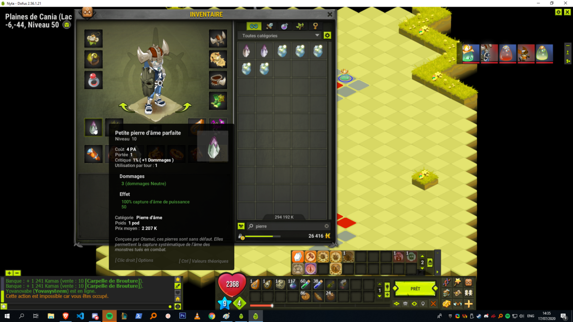 Où acheter filet de capture Dofus Touch ?