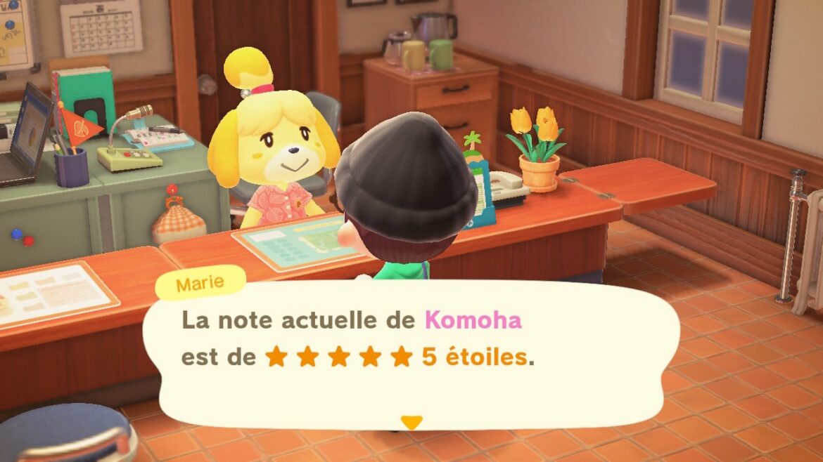 Comment avoir les 5 étoiles dans Animal Crossing ?