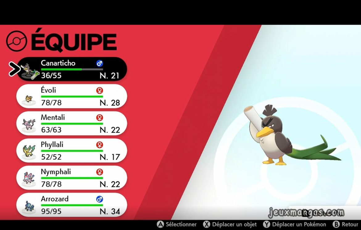 Pourquoi Canarticho n'évolue pas ?