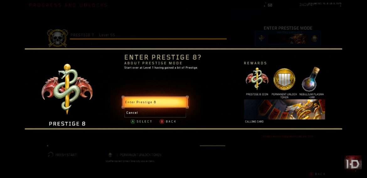 Quel niveau Prestige 1 ?