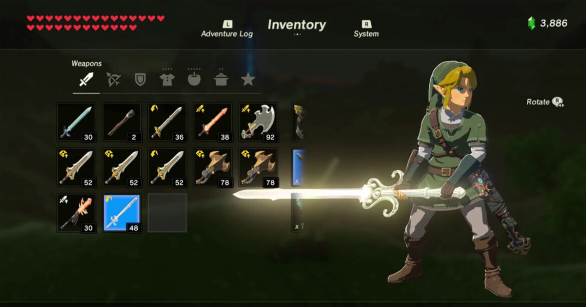 What is the rarest shield in BOTW?