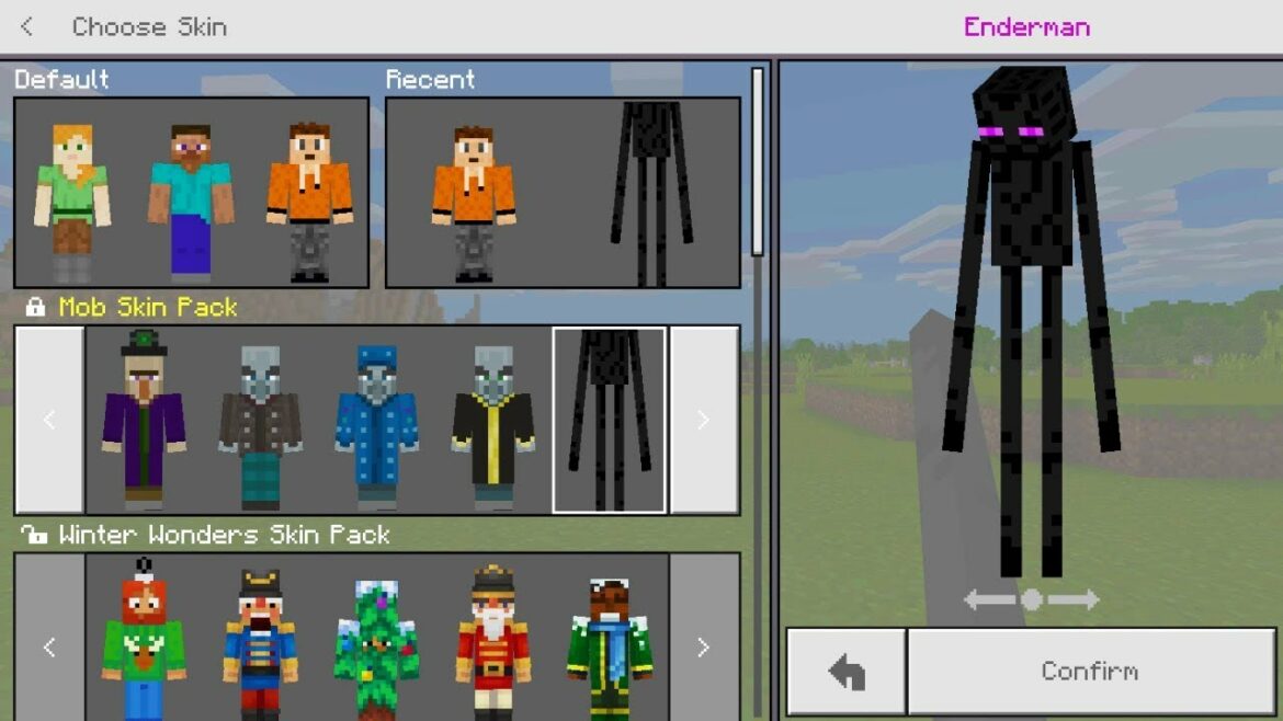 How do you make a 5d skin in bedrock?